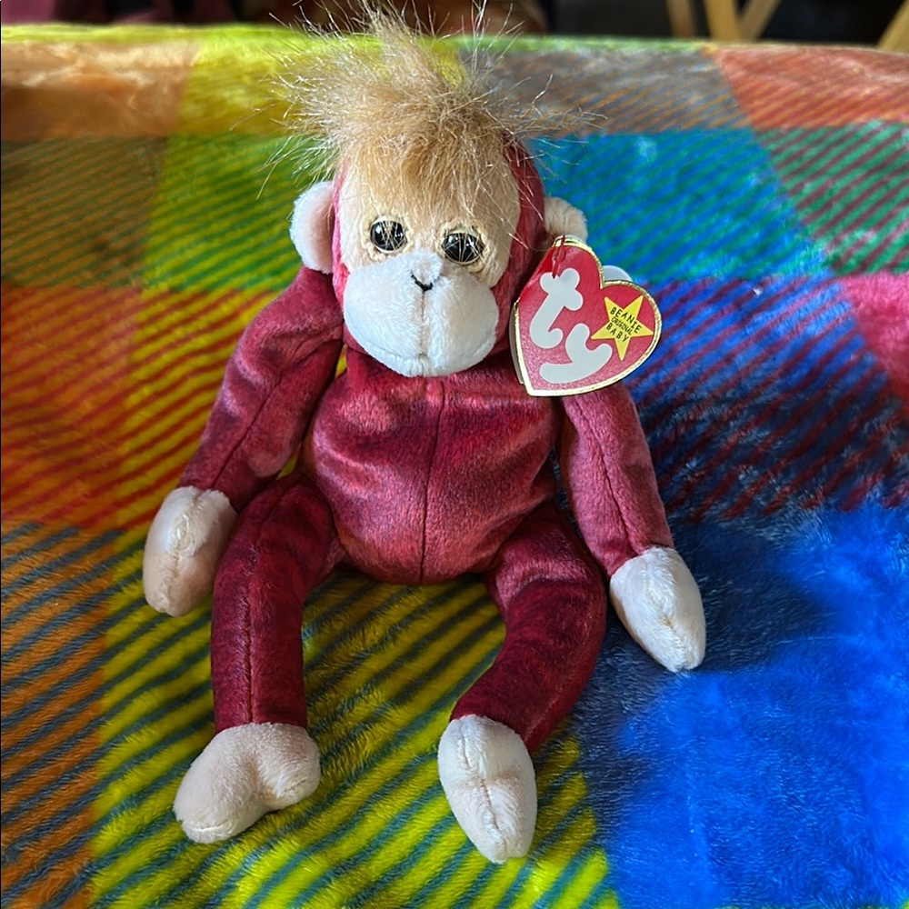 Ty Schweetheart the Monkey Beanie Baby